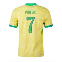Brasil Vinicius Junior #7 Hjemmedrakt Copa America 2024 Kortermet